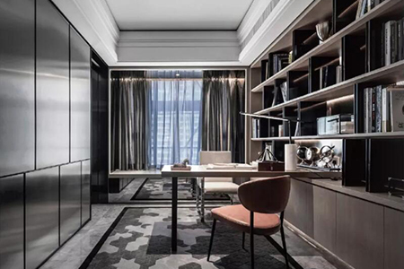 書房空間-紹興全屋定制-木作－SANO薩諾高端整木定制廠家